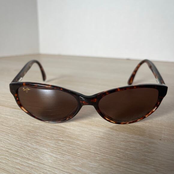 Maui Jim MJ-158-10 Sunglasses Tortoise Shell READ Made in Japan - Picture 2 of 12